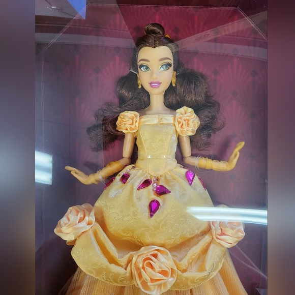 Mattel Princess Belle "Beauty and the Beast Doll" in Yellow Gown, NRFB NIB - Picture 3 of 8